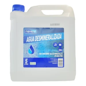 AGUA DESMINERALIZADA