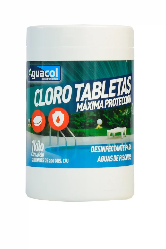 Cloro Tableta Máxima Protección Aguacol 1 Kg