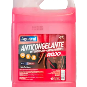 Anticongelante -6°C Rojo Aguacol 3,78 Lt