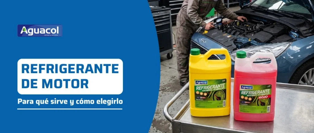 Diferencia entre refrigerante y anticongelante para motor de auto